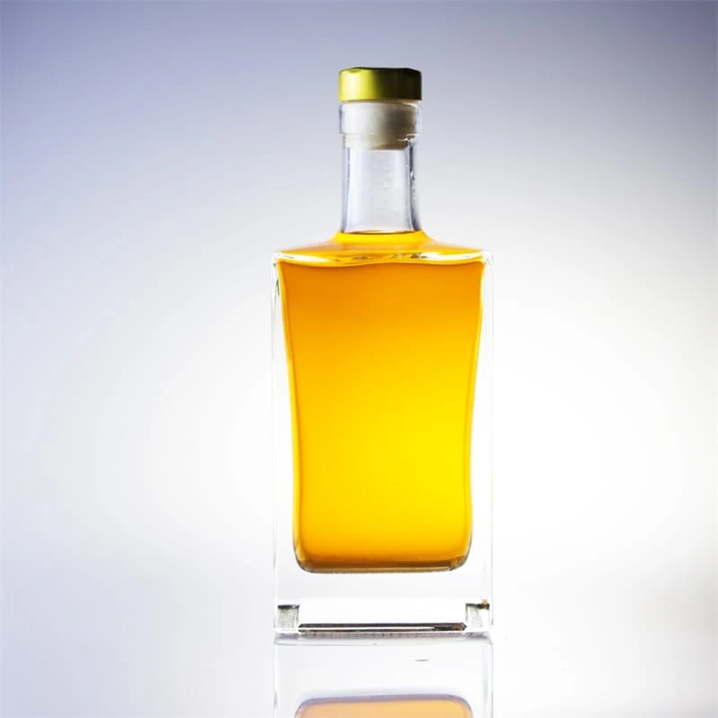 700ml 950g square whisky bottle