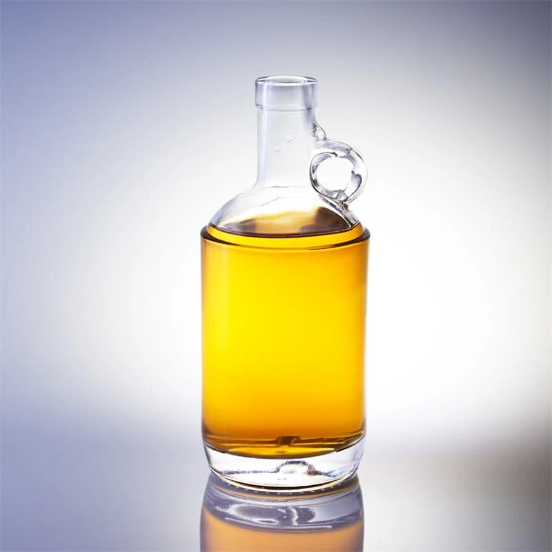 750ml 850g whisky bottle with ring