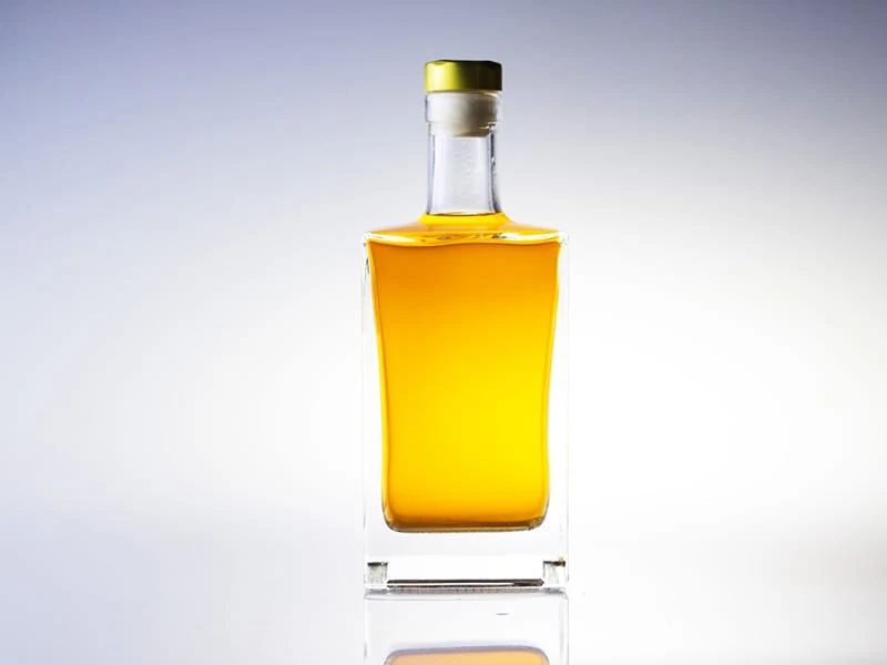 700ml 950g square whisky bottle