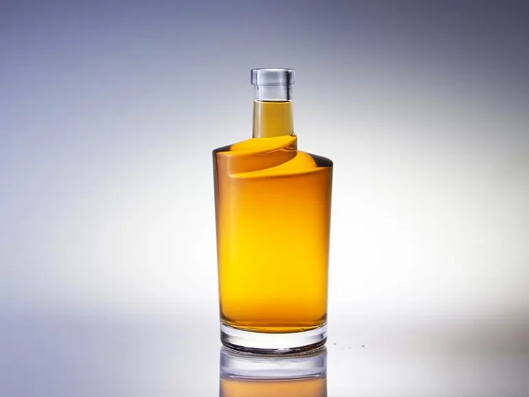 750ml shaped whisky bottle