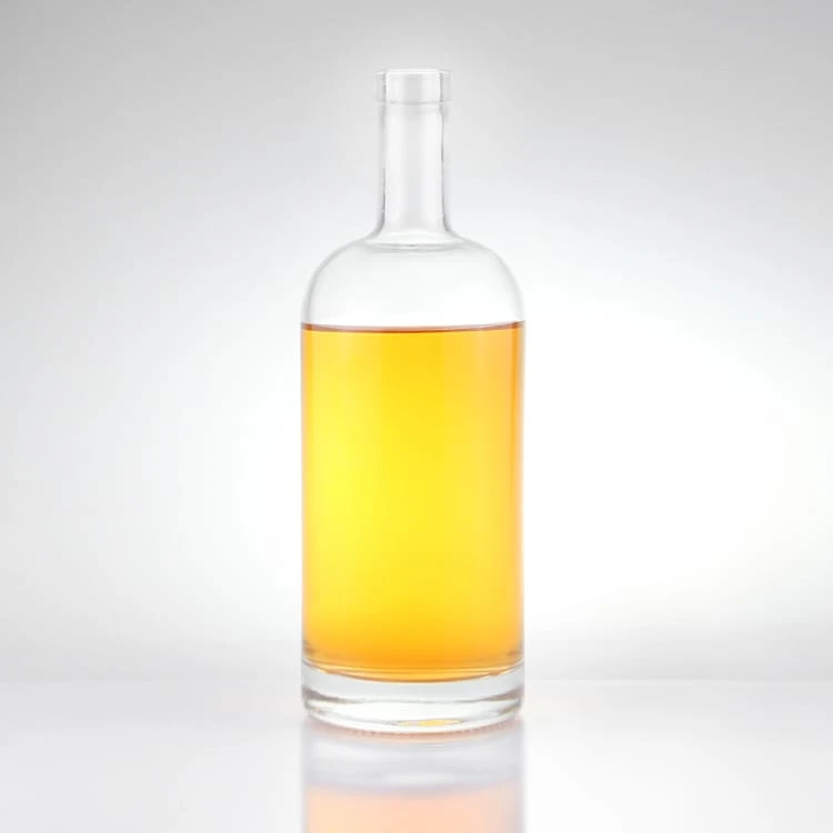 round whiskey bottle