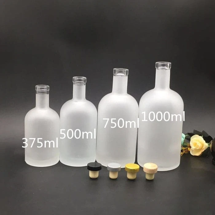 Technical characteristics of frosted glass bottle