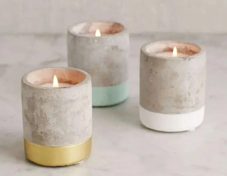 Would you choose cement candle jars?