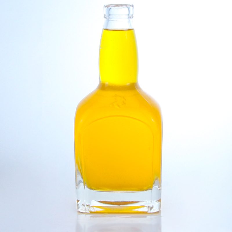 448-250ml glass bottle with bar top for hot sauce