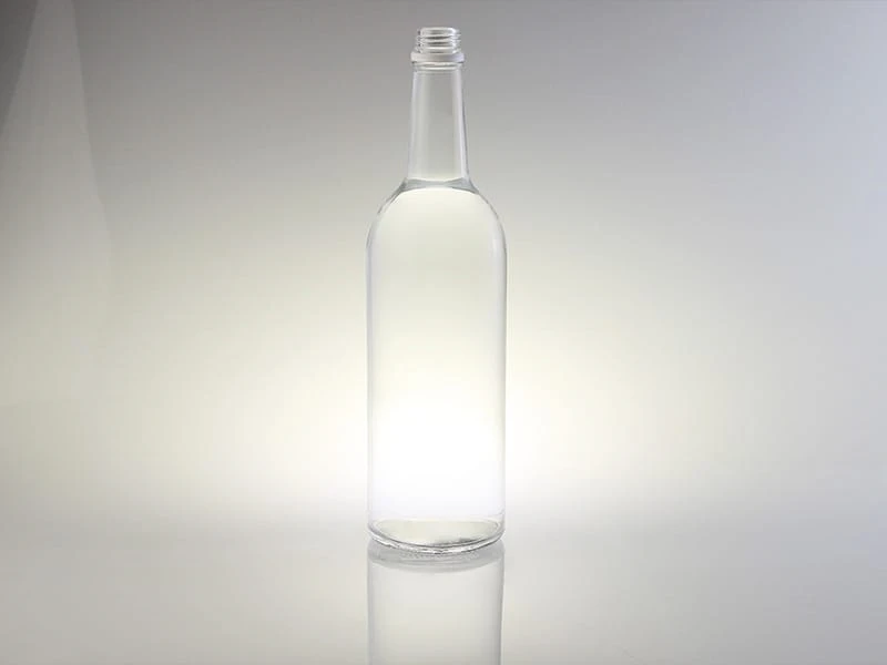 750ml 480g screw mouth vodka bottle