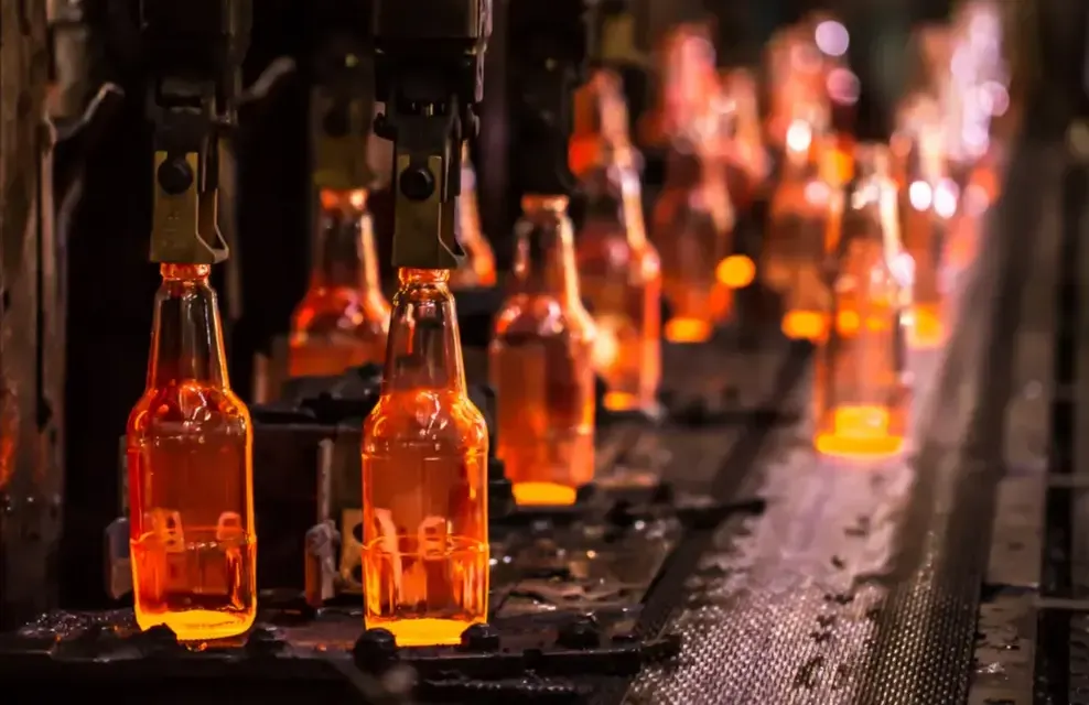 What are the reasons for scratches and explosions in the glass bottle production process?