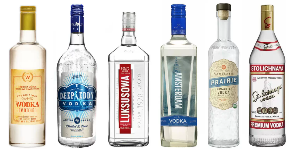 Are you looking for vodka bottles?